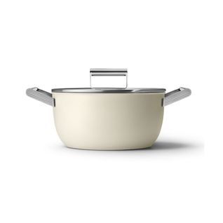 Faitout Crème Mat 24cm + Couvercle - Csf2412crm