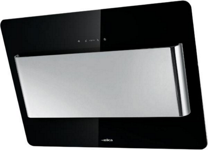 Hotte Décorative Inclinée 80cm 800m3/h Noir - Prf0032793a