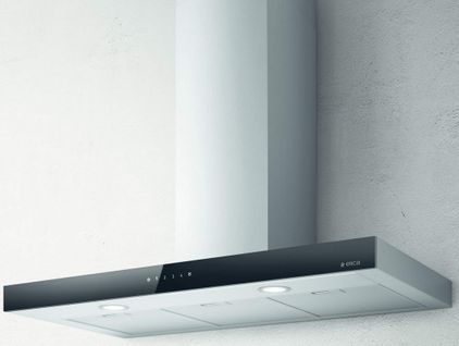 Hotte Décorative Murale 90cm 69db 581m3/h Noir/inox - Prf0104626a