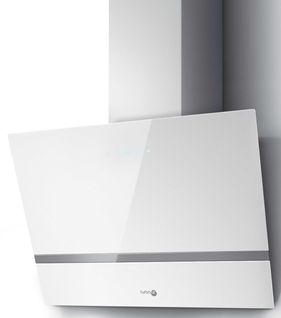 Hotte Décorative inclinée 60 cm 613m³/h Turboair - Kitty Wh/a/60