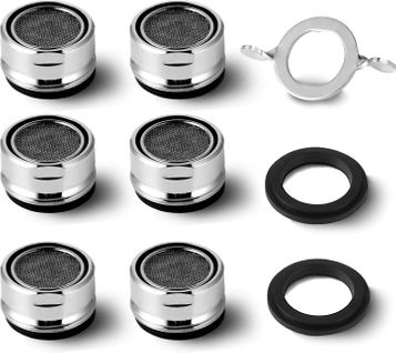 Aérateur De Robinet M24-6 Pièces Avec Filtre Pour Robinets D'évier De Salle De Bain Et De Cuisine