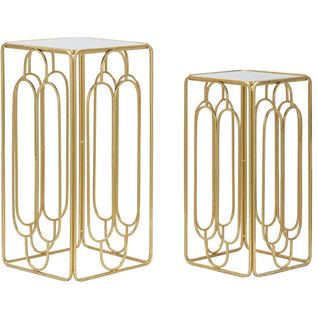 Selettes En Métal Doré Holdery (lot De 2)