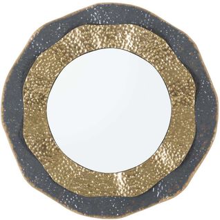 Miroir En Métal Shai Dark 65.5 X 5 Cm