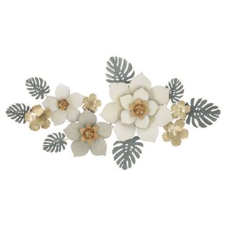 Décoration Murale En Métal "moty" 134cm Multicolore