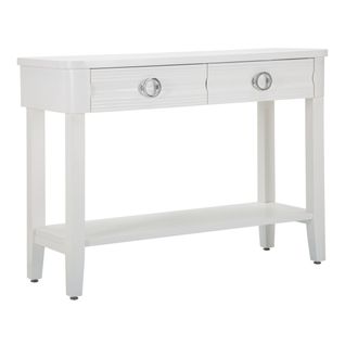 Console En Bois "shine" 110cm Blanc