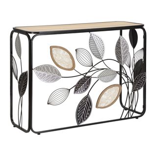 Console Design En Métal "automn" 108cm Multicolore