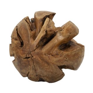 Objet Déco Rond En Teck "balle" 50cm Naturel
