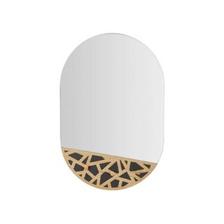 Miroir En Verre Et Mdf Abiti 60 X 5.3 X 90 Cm