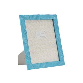 Cadre Photo Déco En Résine "light" 20x25cm Bleu Clair
