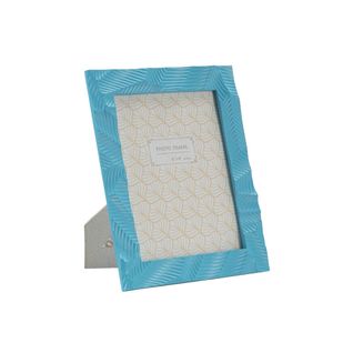 Cadre Photo Déco En Résine "light" 15x20cm Bleu Clair