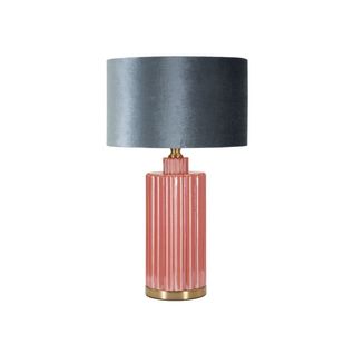 Lampe à Poser En Verre "helene Tower" 70cm Rouge et Bleu