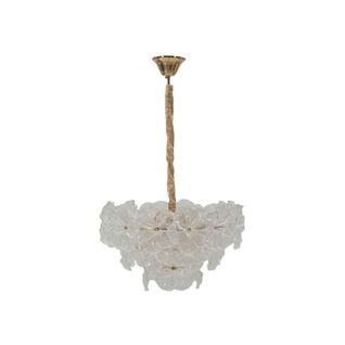 Suspension En Métal Et Verre Ibiscus 47 X 73 Cm