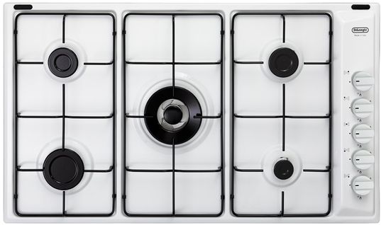 Plaque Gaz Encastrable Bl 59 Dd Blanc 90 Cm Gaz 5 Foyers