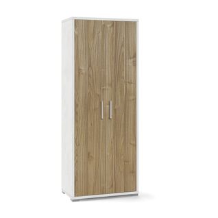 Armoire 2 Portes H182 L71 Kit - Gris Et Marron