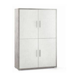 Armoire 4 Portes H161 L108 Kit - Gris