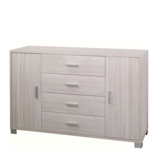 Buffet 2 Portes 4 Tiroirs Beige