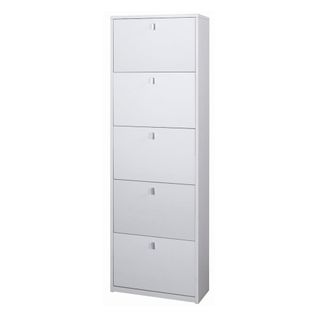 Armoire à Chaussures 5 Portes - Blanc