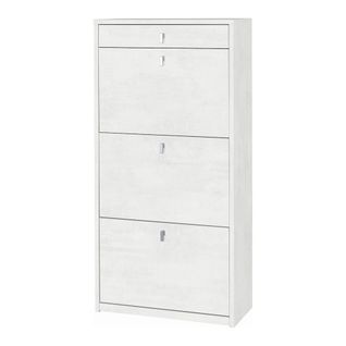 Armoire à Chaussures 3 Portes 1 Tiroir