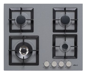 Plaque Gaz Encastrable Plano 60 Tcl Titane Gaz 4 Foyers
