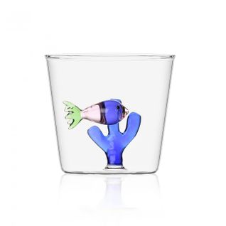 Verre Tumbler Poisson Rose