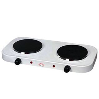 Plaque Électrique Pose Libre Ekp2420 Noir, Blanc Scellée 2 Foyers