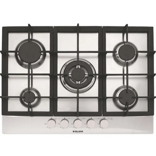 Plaque Gaz  10800w 68.5cm - 5 Foyers - Gt755hix