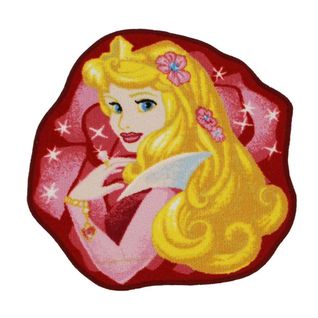 Tapis  Aurore, La Belle Au Bois Dormant, Disney Rouge 67x67 - Disney