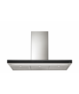 Hotte Ilot 90 cm Luce2420 Luce Inox/verre/noir