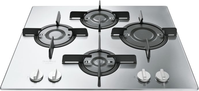 Plaque Gaz Encastrable Ftghl 641 D/ix/ha Acier Inoxydable 60 Cm Gaz 4 Foyers