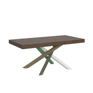 Table Extensible 90x180/440 Cm Volantis Noyer Cadre 4/a