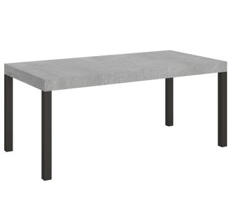 Table Extensible 90x180/440 Cm Everyday Ciment Cadre Anthracite