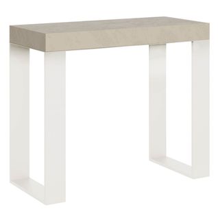 Console Extensible 90x40/300 Cm Tecno Cachemire Cadre Blanc
