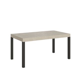 Table Extensible 90x160/420 Cm Everyday Cachemire Pieds Anthracite