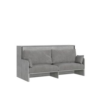 Lit Escamotable Horizontal 1 Couchage 85 Kando Sofà Avec Matelas Gris Béton - Alessia 20
