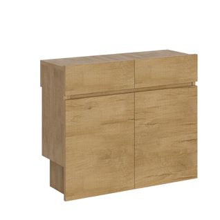 Bancs Inférieur Et Supérieur Extensible 26x72/300 Cm Evolve Chêne Nature Rallonges Internes