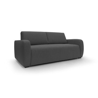 Duna Canapé Lit Convertible Matelas 20 Cm En Tissu Imperméable T03 215 Cm (mat. 160x197) Anthracite