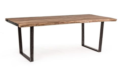 Table En Bois Massif Et Métal - Connemara