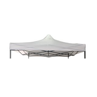 Couverture De Toit Gazebo Polyester Blanc Imperméable 3x3