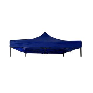 Gazebo Couverture De Toit Bleu Polyester Ombrage 3x3