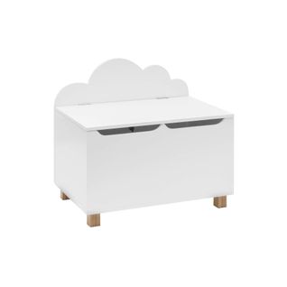 Meuble à Jouets Banc En Mdf Blanc Pour Chambre D'enfant