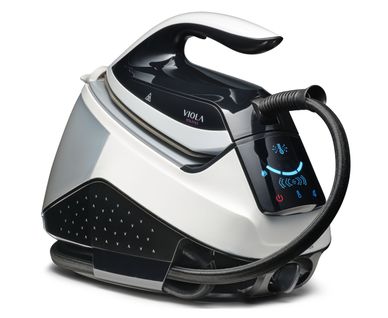 Voilà F.6.5 Centrale Vapeur, Pression De 6,5 Bars, Écran Tactile, Débit Vapeur 400g, Repassage Facil