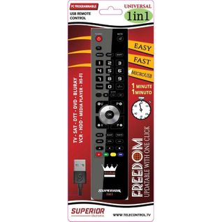 Telecommande Origne Mbg Freedom 1-1 Noire