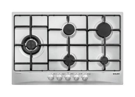 Plaque Gaz Encastrable Gt85tix Acier Inoxydable Gaz 5 Foyers