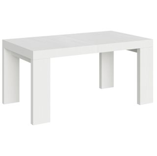 Table Extensible 90x160/264 Cm Roxell Frêne Blanc