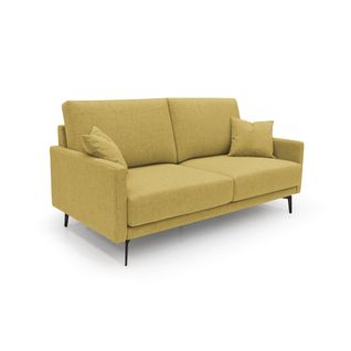 Saturno Canapé Moderne En Tissu Doux Imperméable T03 160 Cm Jaune