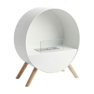 Venere - Cheminée Au Bioéthanol 60x72x30 Cm Brûleur 1 Litre Blanc