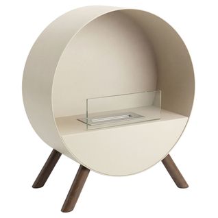 Venere - Cheminée Au Bioéthanol 60x72x30 Cm Brûleur 1 Litre Taupe