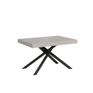 Table Extensible 80x140/224 Cm Karida Cachemire Pieds Anthracite