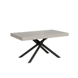 Table Extensible 80x160/244 Cm Karida Cachemire Pieds Anthracite