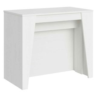 Console Extensible 90x48/296 Cm Bakari Frêne Blanc